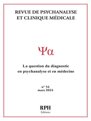 cover image of Revue de Psychanalyse et Clinique Médicale Revue n° 54
